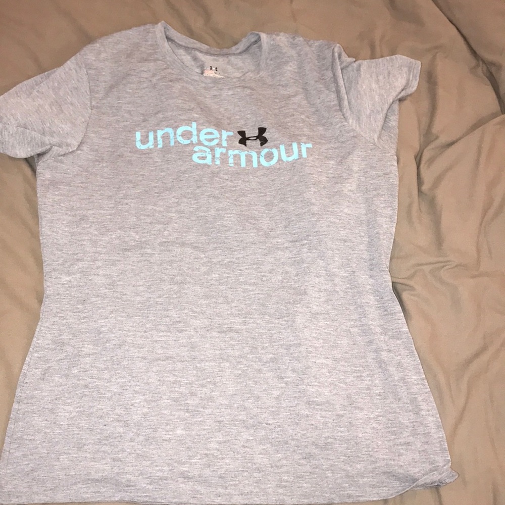 Under armour short sleeve workout top